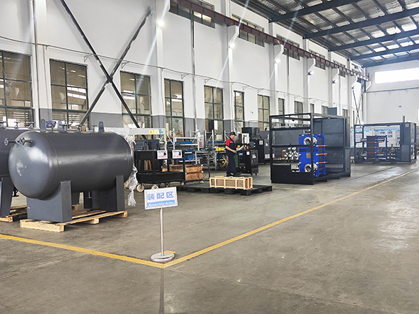 歐能機械：管路裝配區