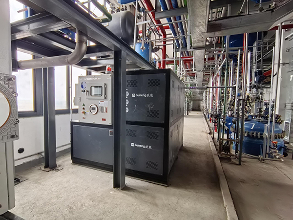 醫(yī)藥中間體生產(chǎn)蒸汽換熱反應(yīng)釜TCU溫控系統(tǒng)「歐能機械」