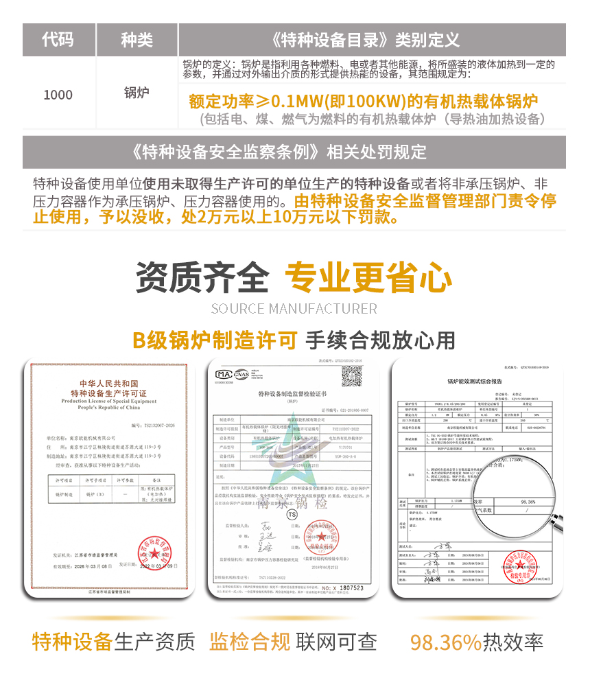 撬裝式有機熱載體鍋爐定義